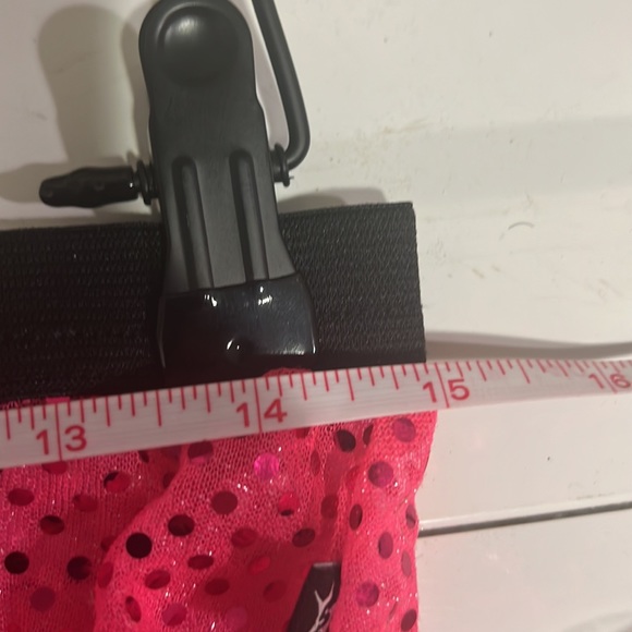 Sparkle athletic running skirt. Hot pink with sparkles. Size L - Picture 5 of 5